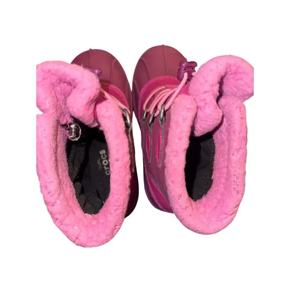 CROCS slip on boots - size 12